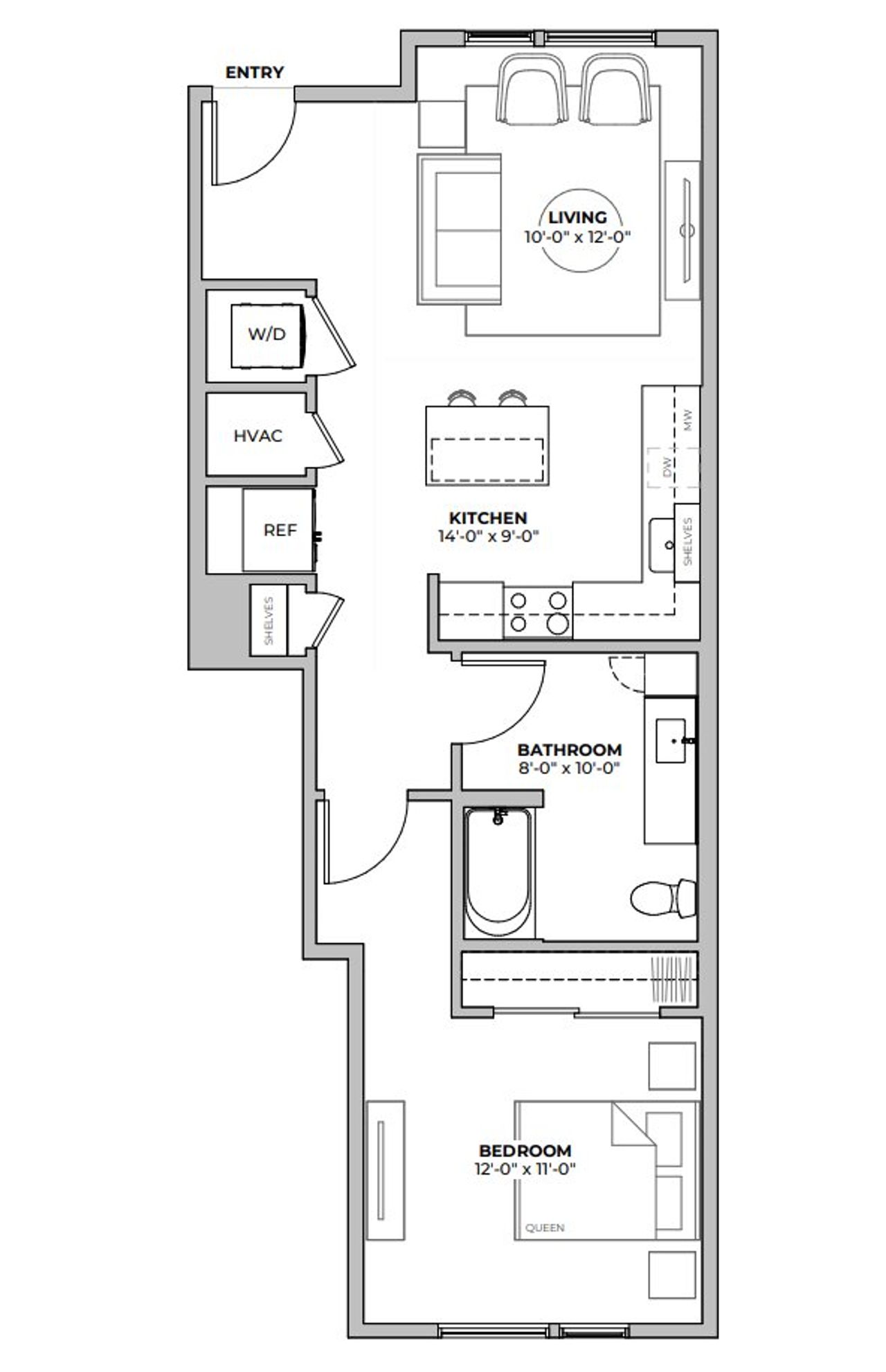 2D floor plan layout for the A2 ANSI by StoryBuilt. in George., Austin, TX (Image 2). 2D floor plan layout for the A2 ANSI by StoryBuilt. in George., Austin, TX (Image 2).