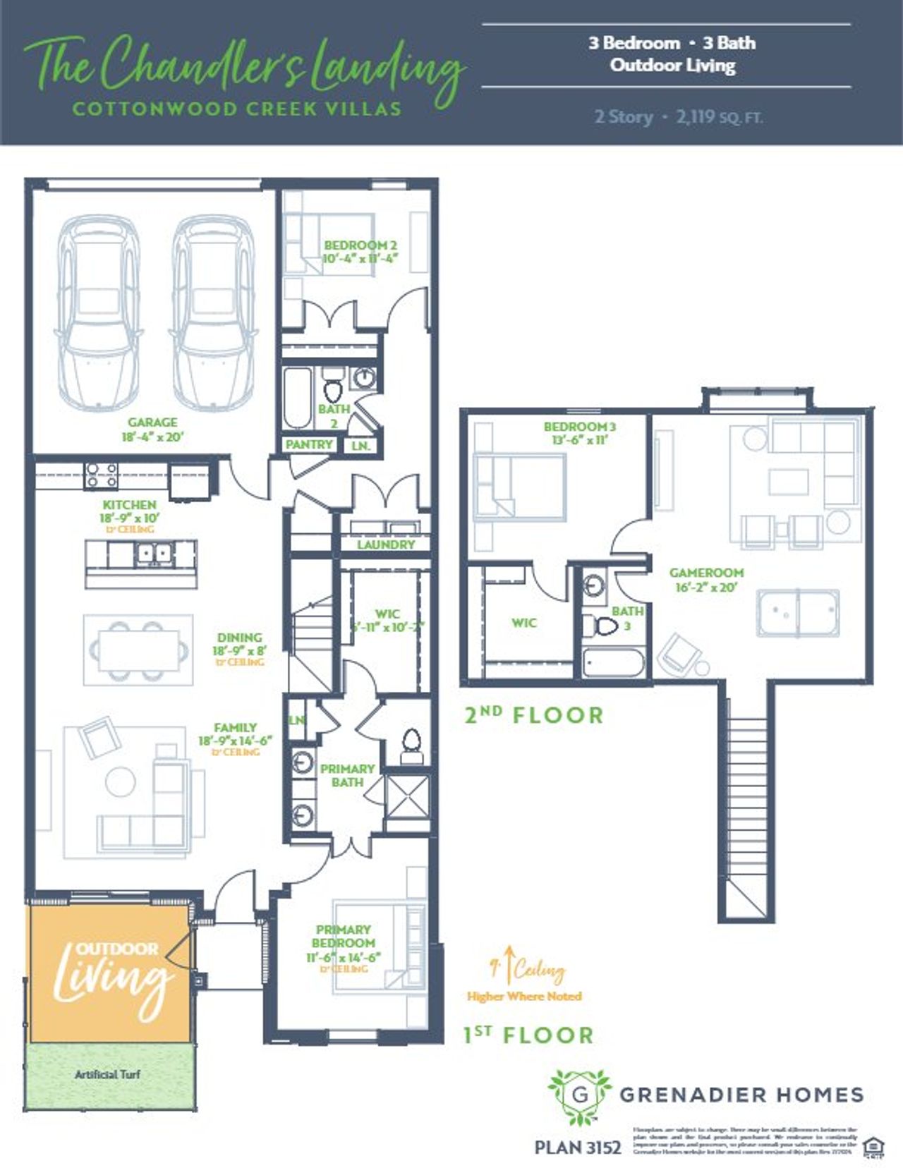 Image 2 representing the Chandler's Landing by Grenadier Homes in Cottonwood Creek, Wylie, TX. Image 2 representing the Chandler's Landing by Grenadier Homes in Cottonwood Creek, Wylie, TX.