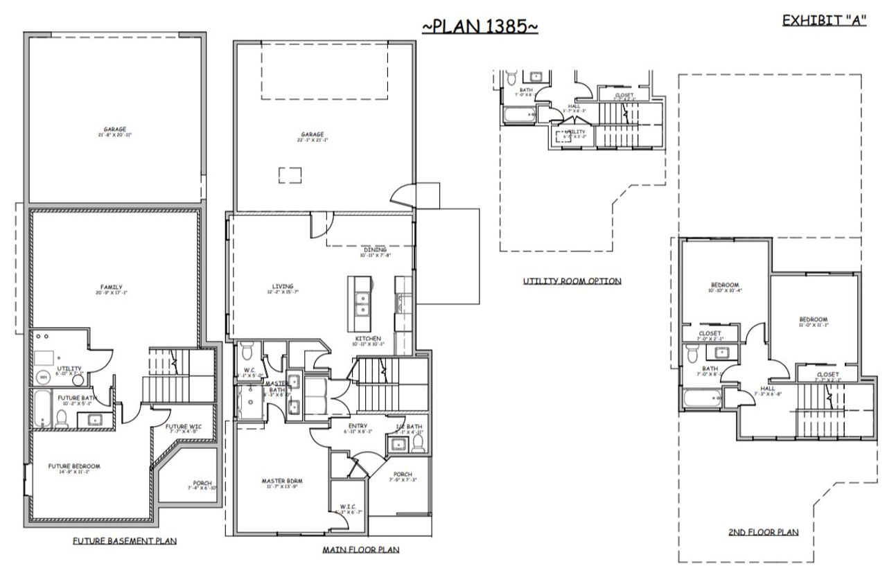 2D floor plan layout for the Midland by CB Signature Homes in Fickel Farm, Berthoud, CO (Image 2).