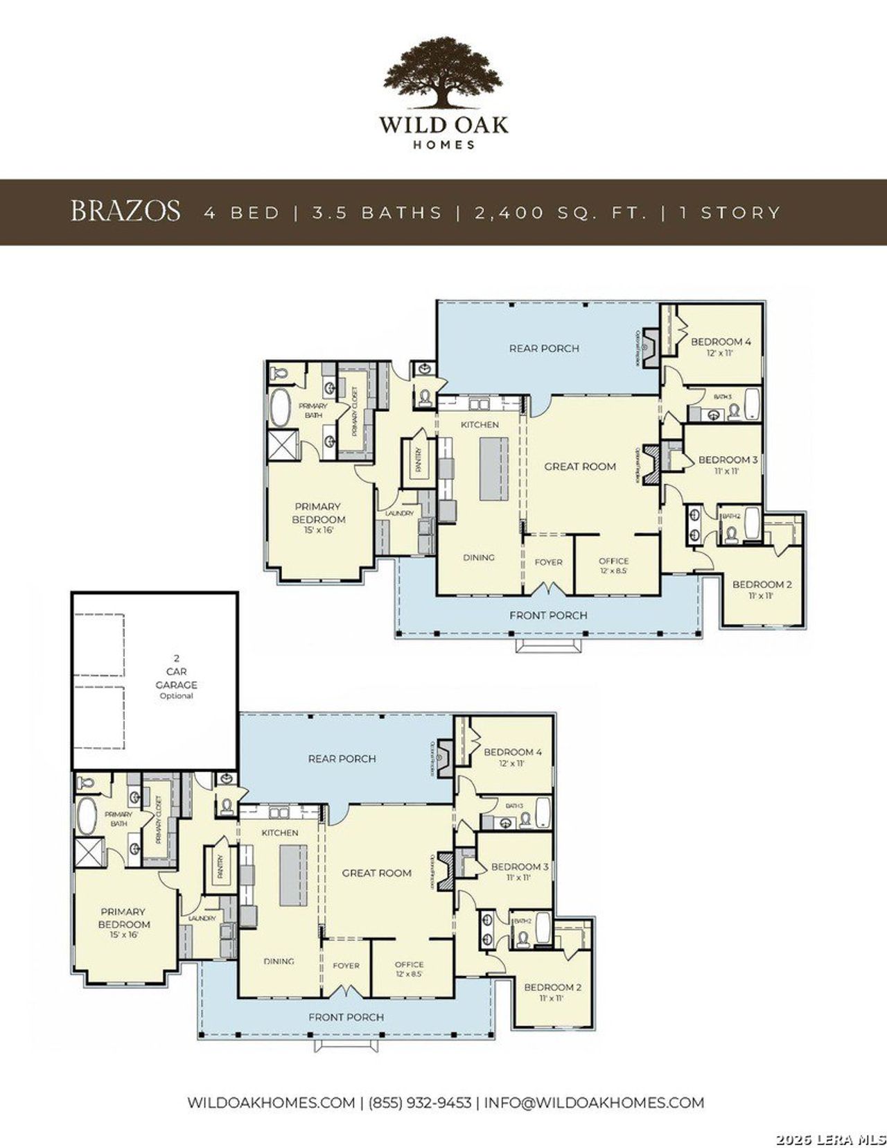 2D floor plan layout of this home in , La Vernia, TX (Image 2).