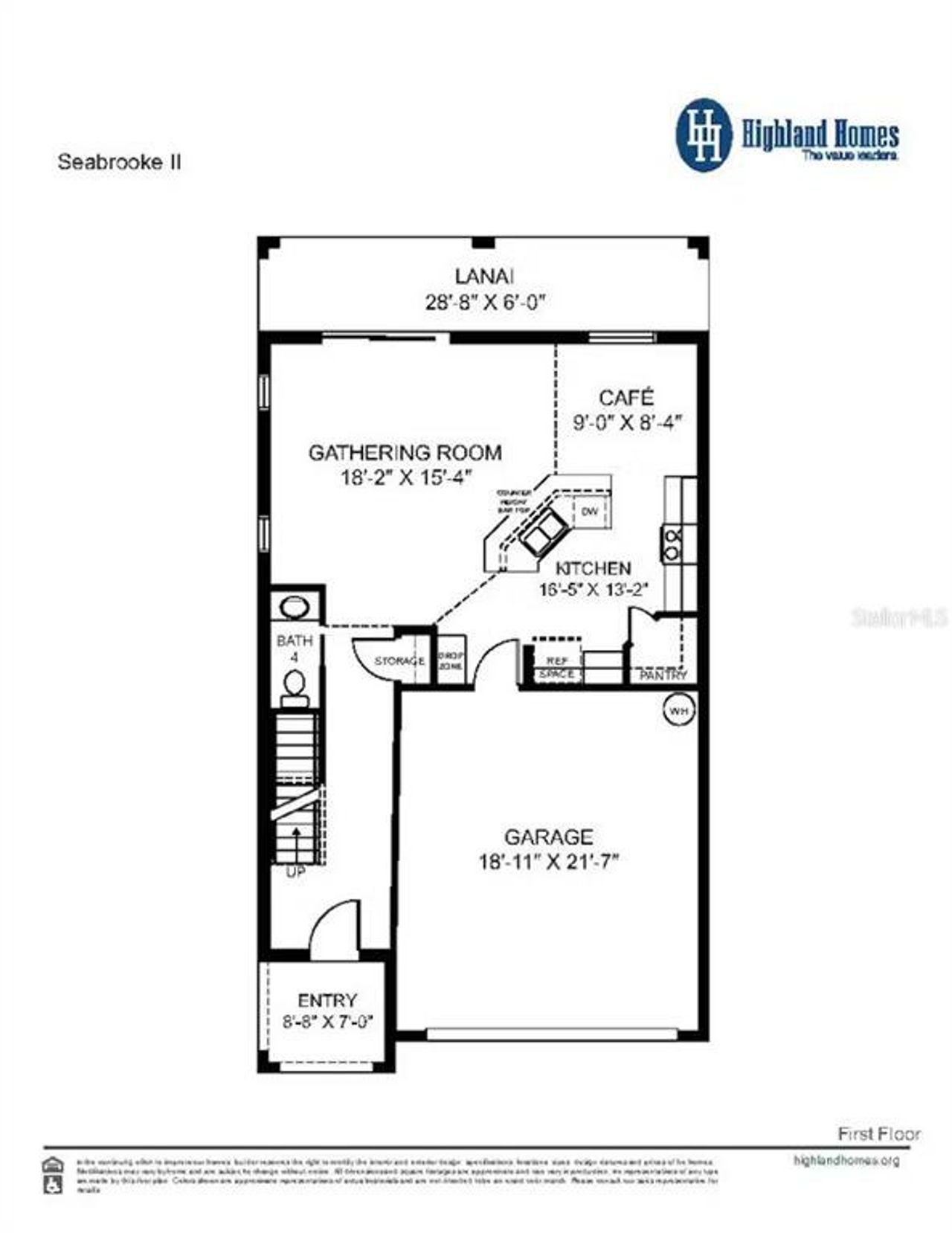 2D floor plan layout of this home in , Winter Haven, FL (Image 2).