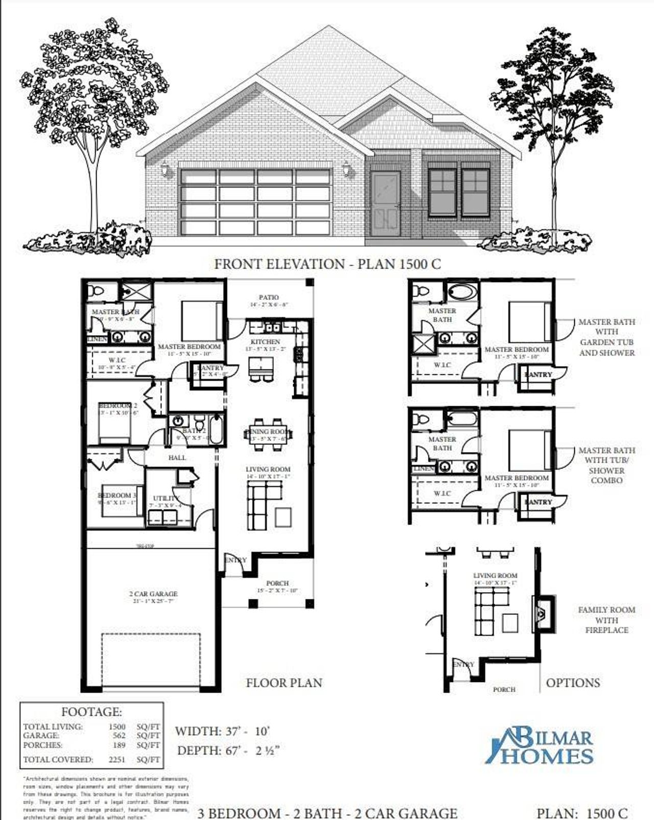 2D floor plan layout of this home in , Santa Fe, TX (Image 2).