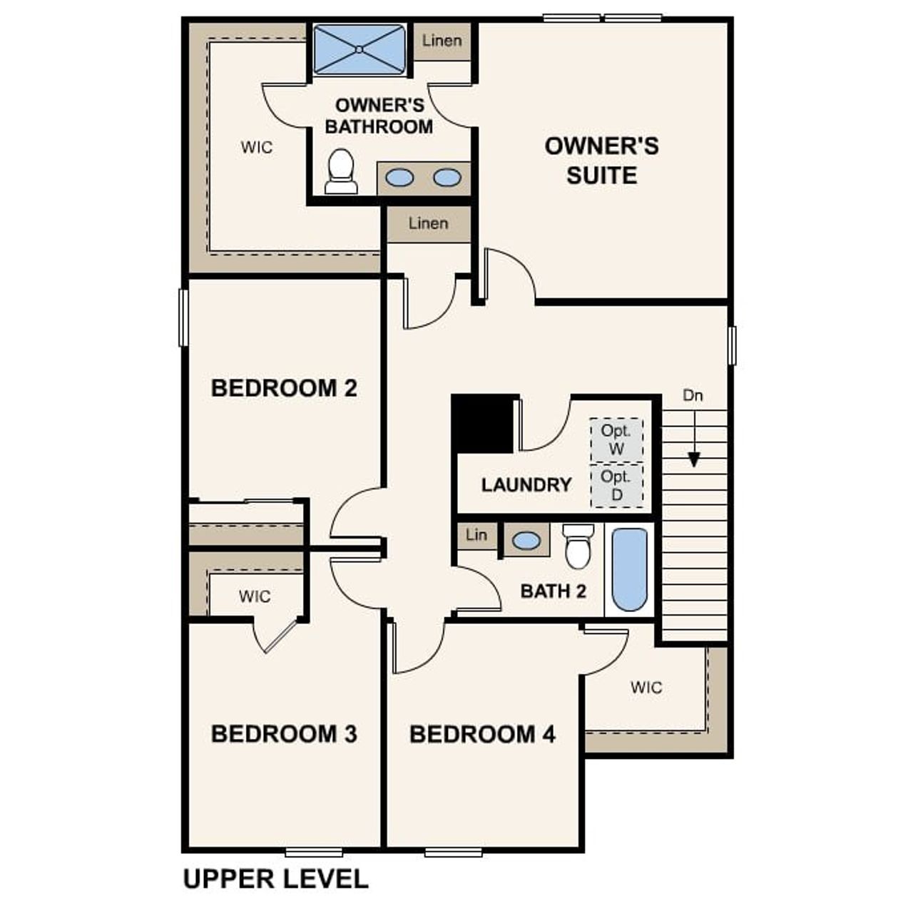 2D floor plan layout of this home in Entrada del Toro at Rancho Sahuarita, Sahuarita, AZ (Image 2).