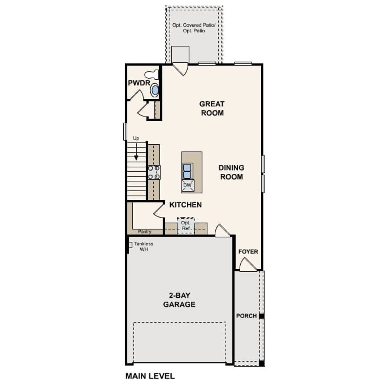 2D floor plan layout of this home in Cloverdale, Houston, TX (Image 2). 2D floor plan layout of this home in Cloverdale, Houston, TX (Image 2).