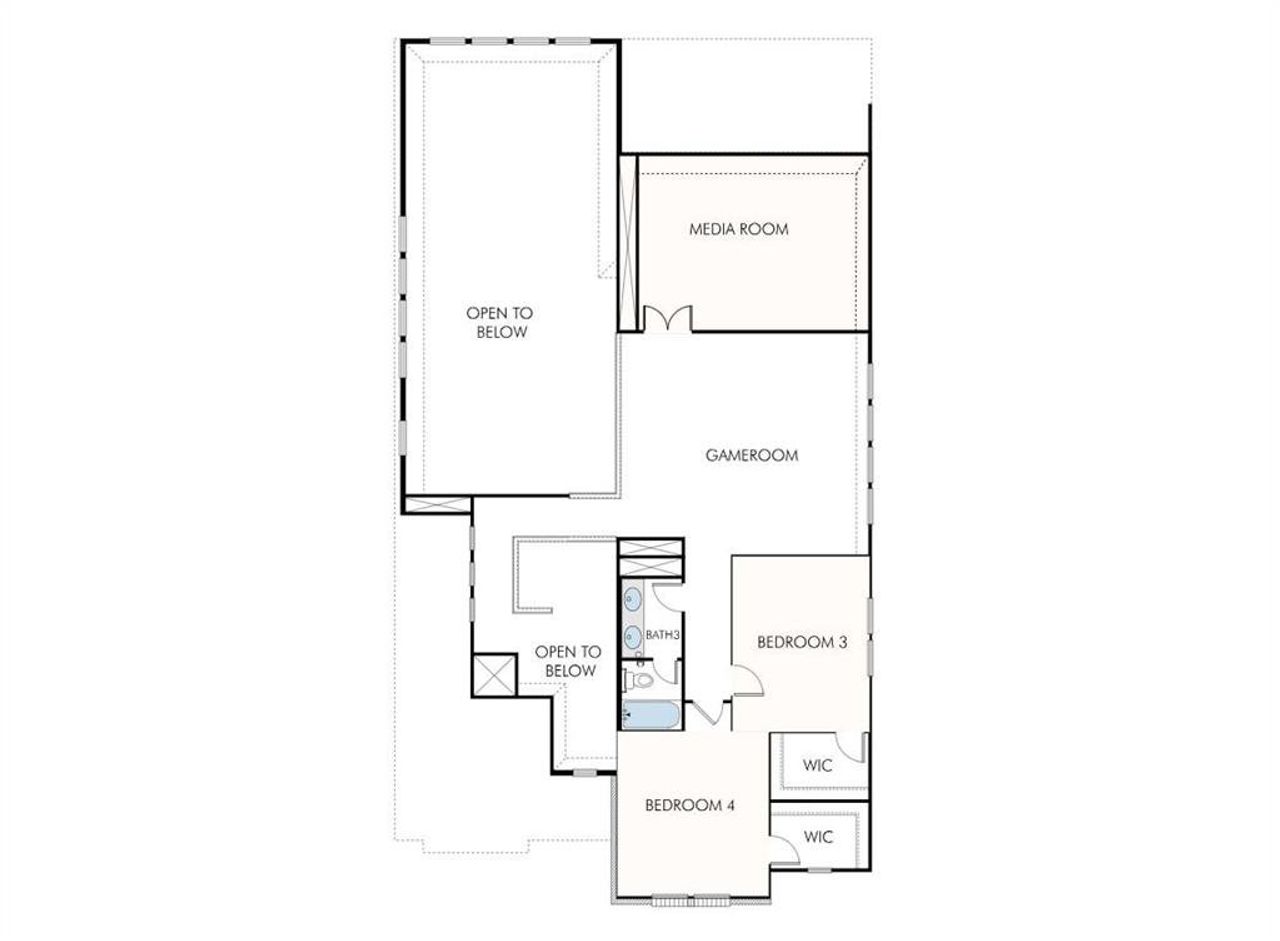 2D floor plan layout of this home in Walsh, Fort Worth, TX (Image 2). 2D floor plan layout of this home in Walsh, Fort Worth, TX (Image 2).