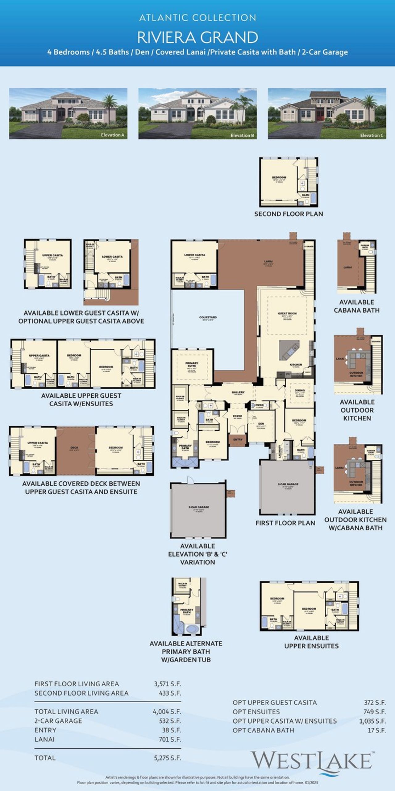 2D floor plan layout for the Riviera Grand by Minto Communities in Westlake, Westlake, FL (Image 2). 2D floor plan layout for the Riviera Grand by Minto Communities in Westlake, Westlake, FL (Image 2).