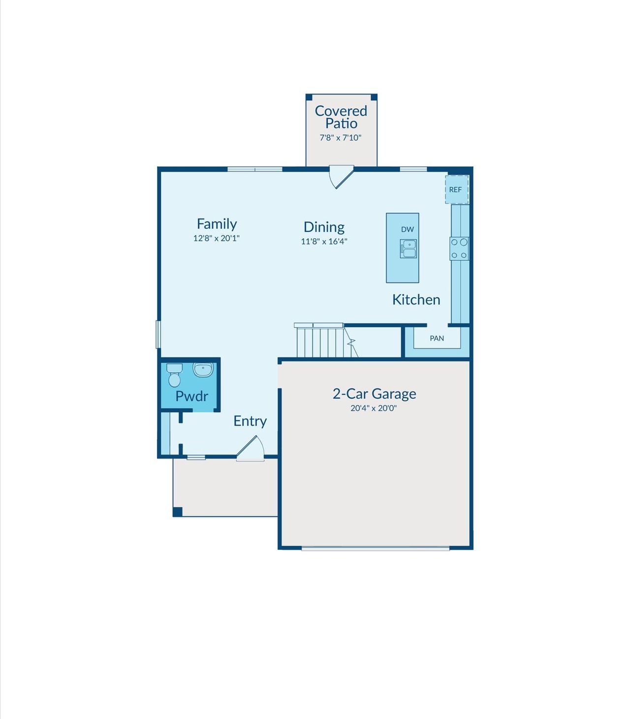 2D floor plan layout of this home in Sofi Lakes, Katy, TX (Image 2). 2D floor plan layout of this home in Sofi Lakes, Katy, TX (Image 2).