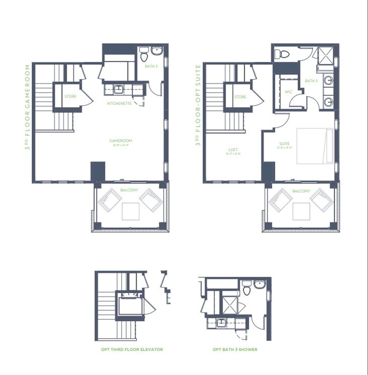 2D floor plan layout for the Turnberry 3 by Grenadier Homes in The Tribute, The Colony, TX (Image 2). 2D floor plan layout for the Turnberry 3 by Grenadier Homes in The Tribute, The Colony, TX (Image 2).