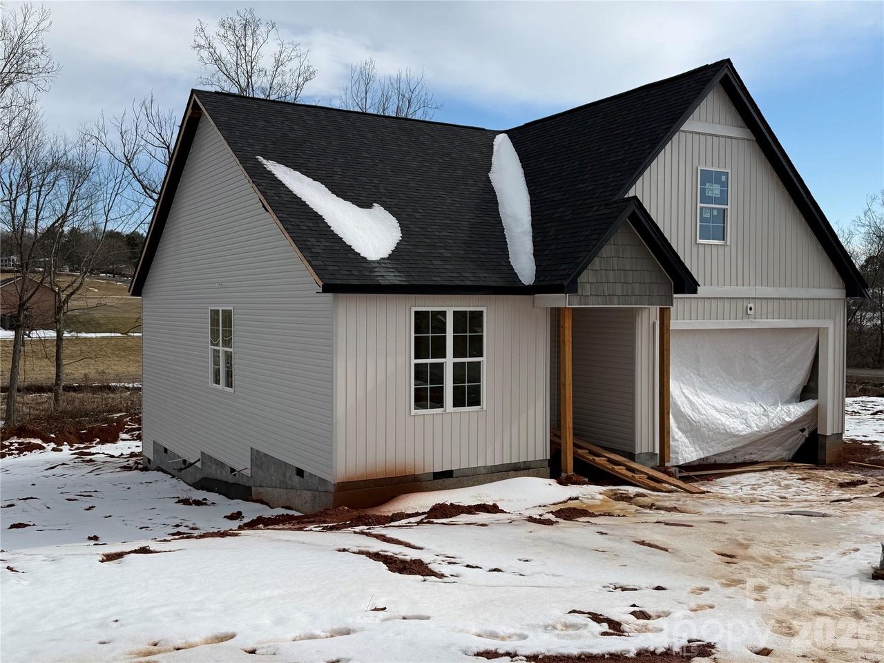 In-progress construction of a new home in , Conover, NC (Image 2).