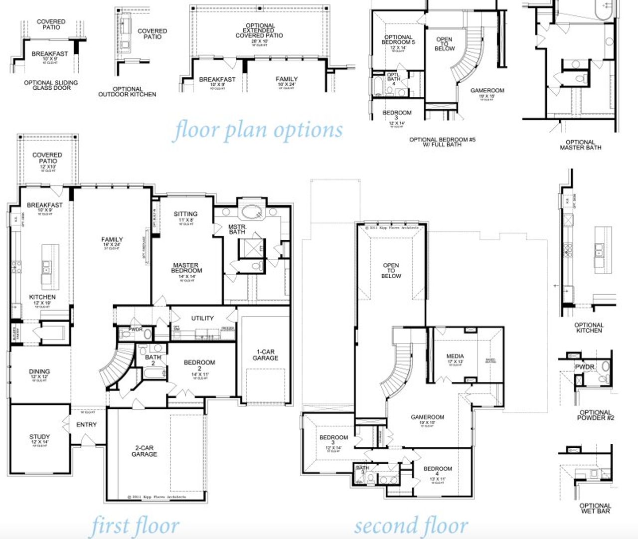 2D floor plan layout for the Sabine 3972 by J. Patrick Homes in Sienna 70' Lots, Missouri City, TX (Image 2). 2D floor plan layout for the Sabine 3972 by J. Patrick Homes in Sienna 70' Lots, Missouri City, TX (Image 2).