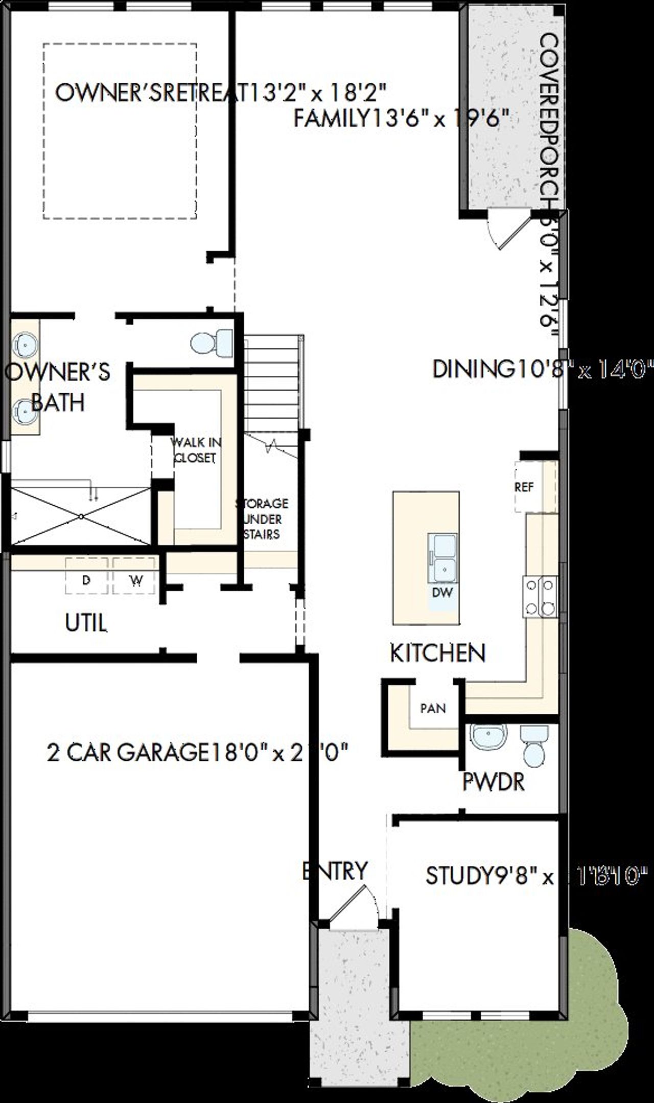 2D floor plan layout of this home in Briggs Ranch – Select Classic Series, San Antonio, TX (Image 2). 2D floor plan layout of this home in Briggs Ranch – Select Classic Series, San Antonio, TX (Image 2).