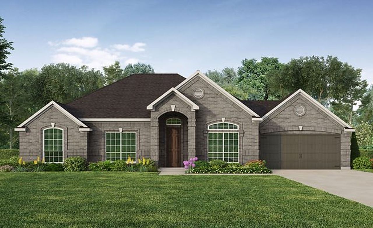 Image 2 representing the Dallas by Kendall Homes in Oakwood Ranch, Willis, TX.
