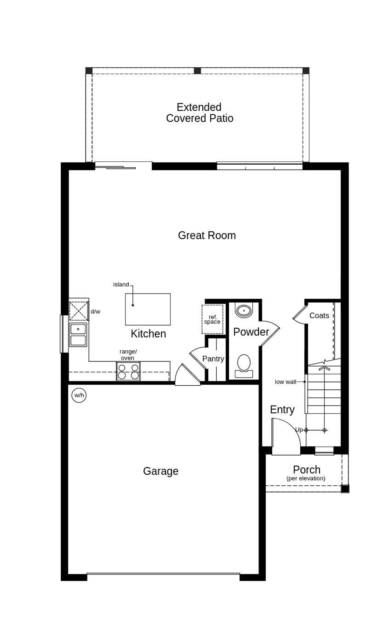 2D floor plan layout of this home in Hickory Ranch, Auburndale, FL (Image 2). 2D floor plan layout of this home in Hickory Ranch, Auburndale, FL (Image 2).