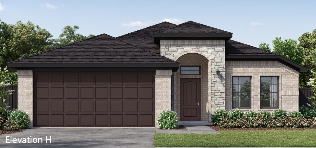 Representative exterior photo of a completed home built from the Cypress IV by Altura Homes in Stonecreek, Sulphur Springs, TX (Image 2).