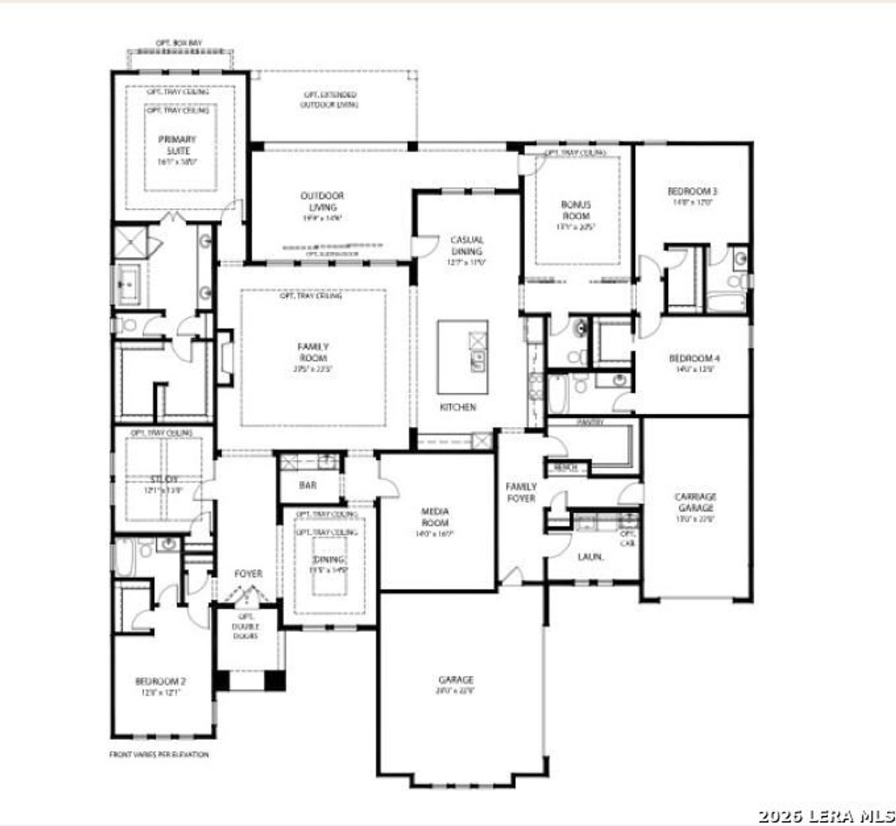 2D floor plan layout of this home in Enchanted Bluff, San Antonio, TX (Image 2). 2D floor plan layout of this home in Enchanted Bluff, San Antonio, TX (Image 2).