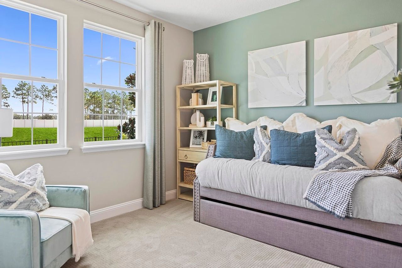 Furnished interior view inside a new home in Somerset - Executive Series, Palm Coast (Image 2).
