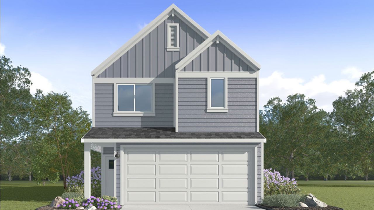 Representative exterior photo of a completed home built from the CACTUS by D.R. Horton in Murphy Village, Missouri City, TX (Image 2). Representative exterior photo of a completed home built from the CACTUS by D.R. Horton in Murphy Village, Missouri City, TX (Image 2).