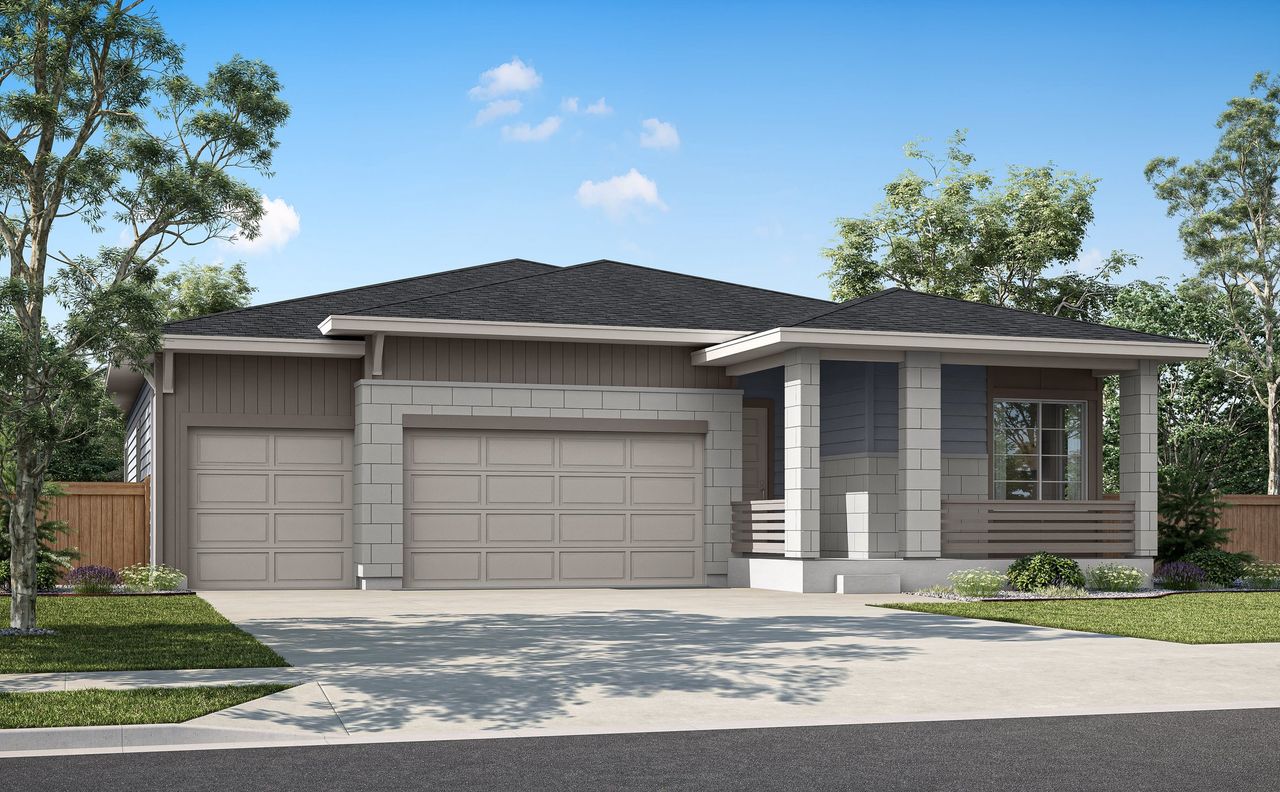 Representative exterior photo of a completed home built from the The Arden by Tri Pointe Homes in Cordovan, Firestone, CO (Image 2).