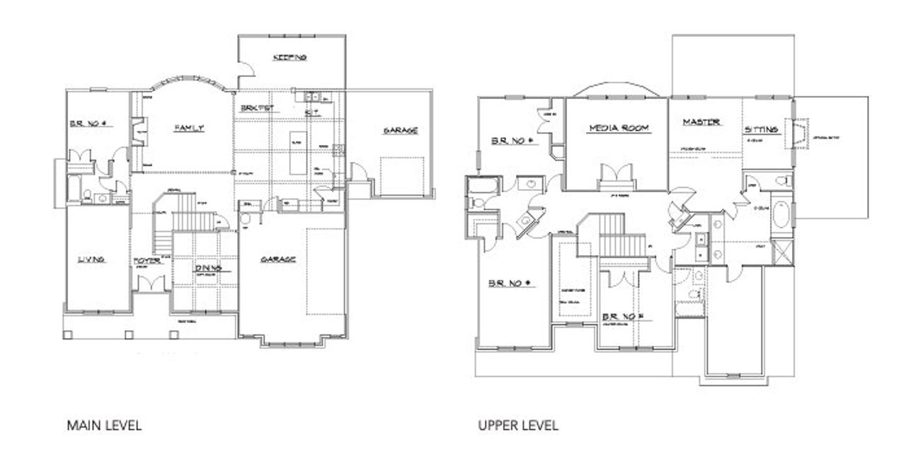 2D floor plan layout for the The Shelton IV (w/keeping rm) by Labb Homes in River Haven, Lawrenceville, GA (Image 2). 2D floor plan layout for the The Shelton IV (w/keeping rm) by Labb Homes in River Haven, Lawrenceville, GA (Image 2).