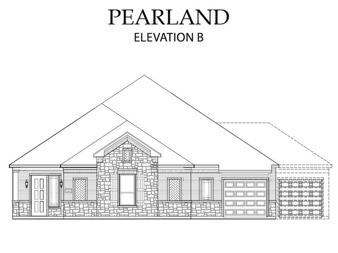 Representative rendering of the exterior for the Pearland by Windsor Homes (Image 2). Representative rendering of the exterior for the Pearland by Windsor Homes (Image 2).