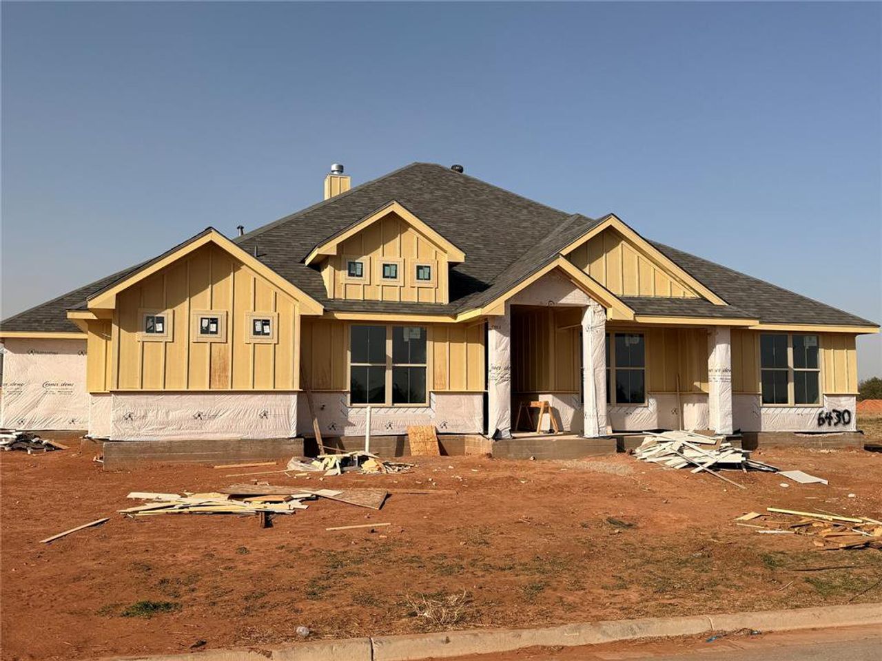 In-progress construction of a new home in , Abilene, TX (Image 2).