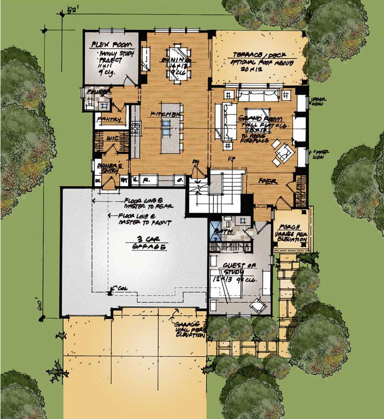 2D floor plan layout for the Granby by Sopris Homes LLC in The Farm At Woodridge, Longmont, CO (Image 2). 2D floor plan layout for the Granby by Sopris Homes LLC in The Farm At Woodridge, Longmont, CO (Image 2).