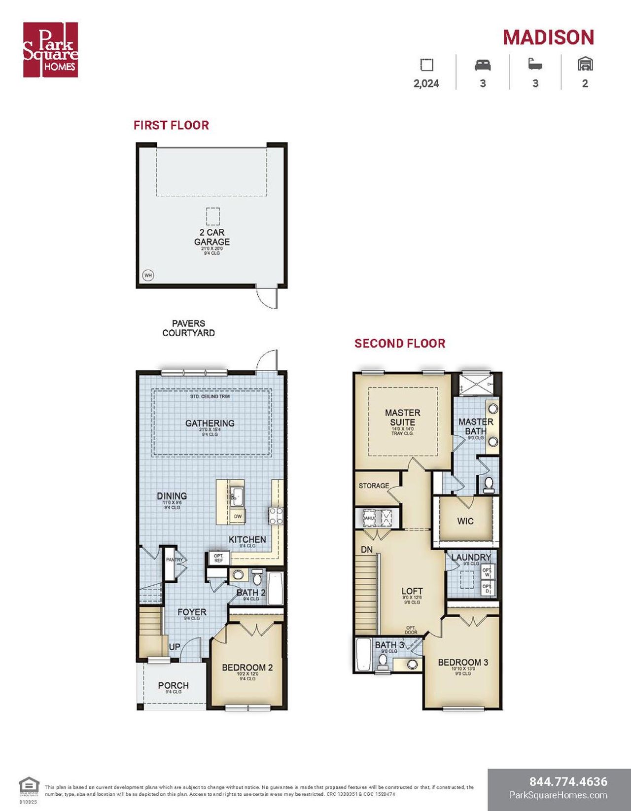 2D floor plan layout of this home in Townwalk at Babcock Ranch, Punta Gorda, FL (Image 2). 2D floor plan layout of this home in Townwalk at Babcock Ranch, Punta Gorda, FL (Image 2).
