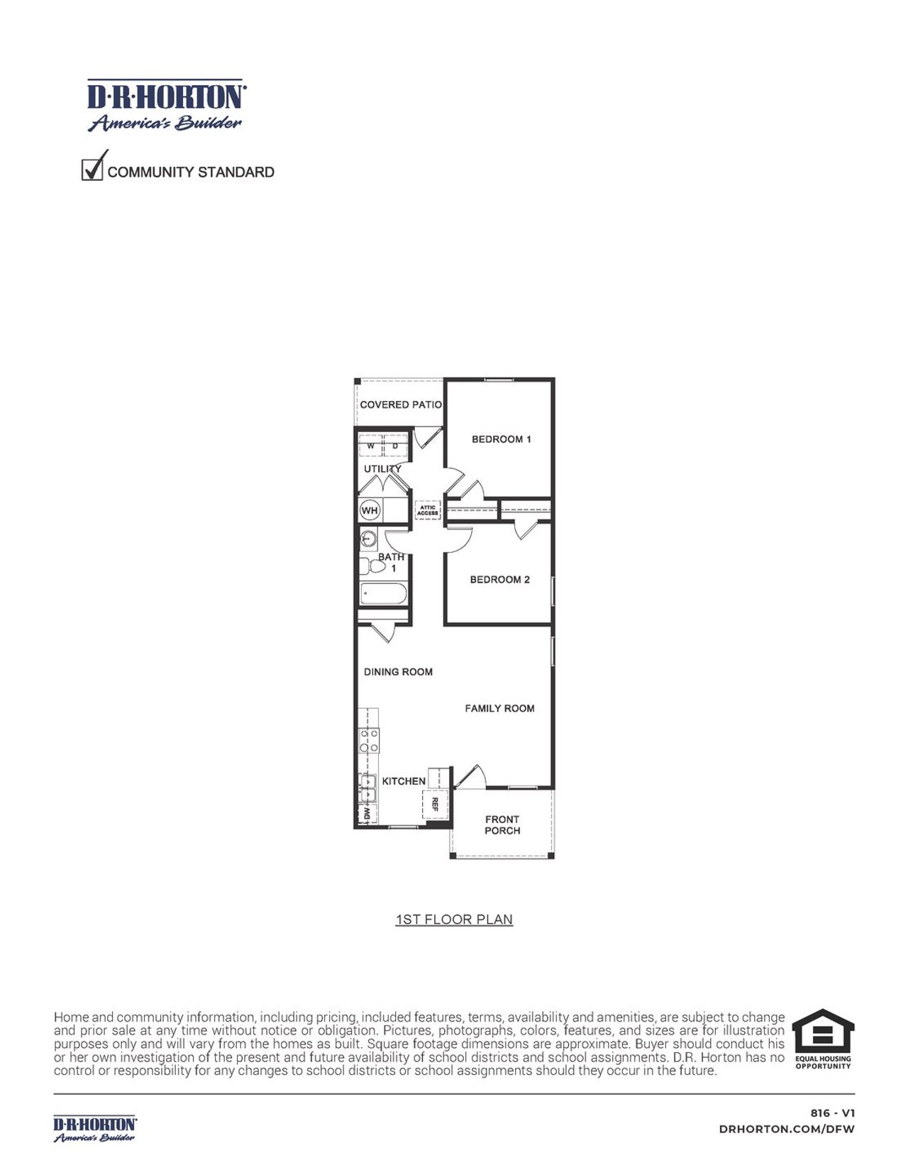 2D floor plan layout of this home in Cartwright Mays, Crandall, TX (Image 2). 2D floor plan layout of this home in Cartwright Mays, Crandall, TX (Image 2).