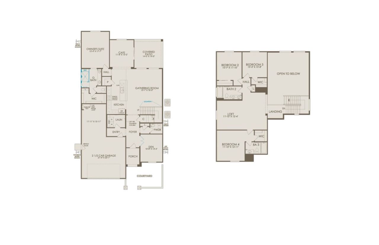 2D floor plan layout of this home in El Cidro, Goodyear, AZ (Image 2). 2D floor plan layout of this home in El Cidro, Goodyear, AZ (Image 2).