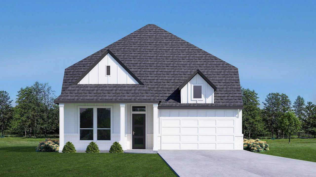 Representative exterior photo of a completed home built from the Alyssa by Our Country Homes in Parks of Aledo, Aledo, TX (Image 2).