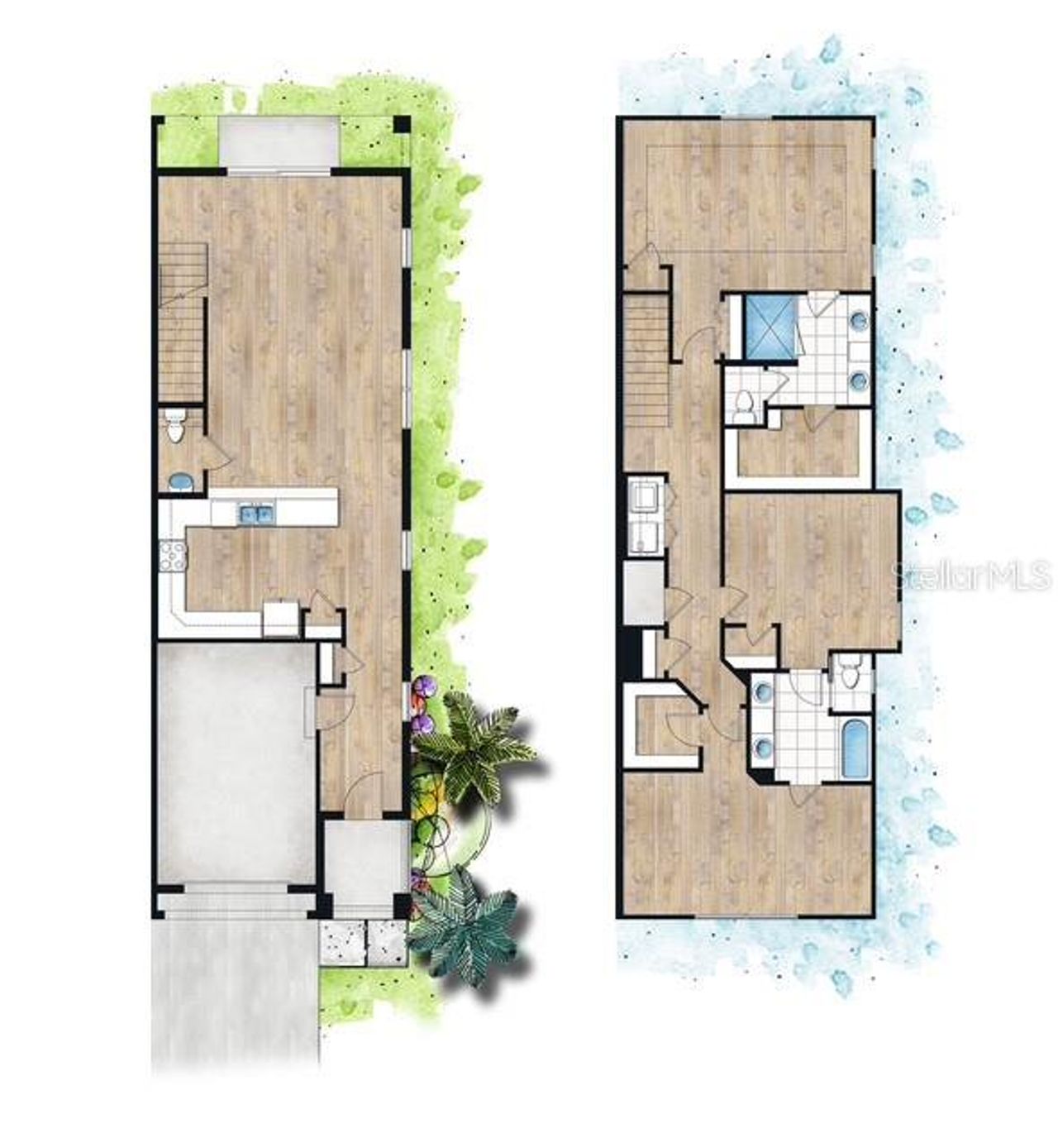 2D floor plan layout of this home in , Tampa, FL (Image 2). 2D floor plan layout of this home in , Tampa, FL (Image 2).
