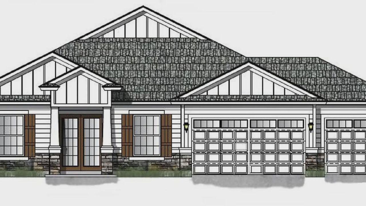 Representative rendering of the exterior for the Plan 2517 by Ashley Homes, LLC (Image 2).