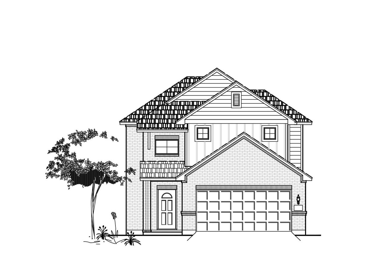 Representative rendering of the exterior for the Plan 1988 by Cyrene Homes (Image 2). Representative rendering of the exterior for the Plan 1988 by Cyrene Homes (Image 2).
