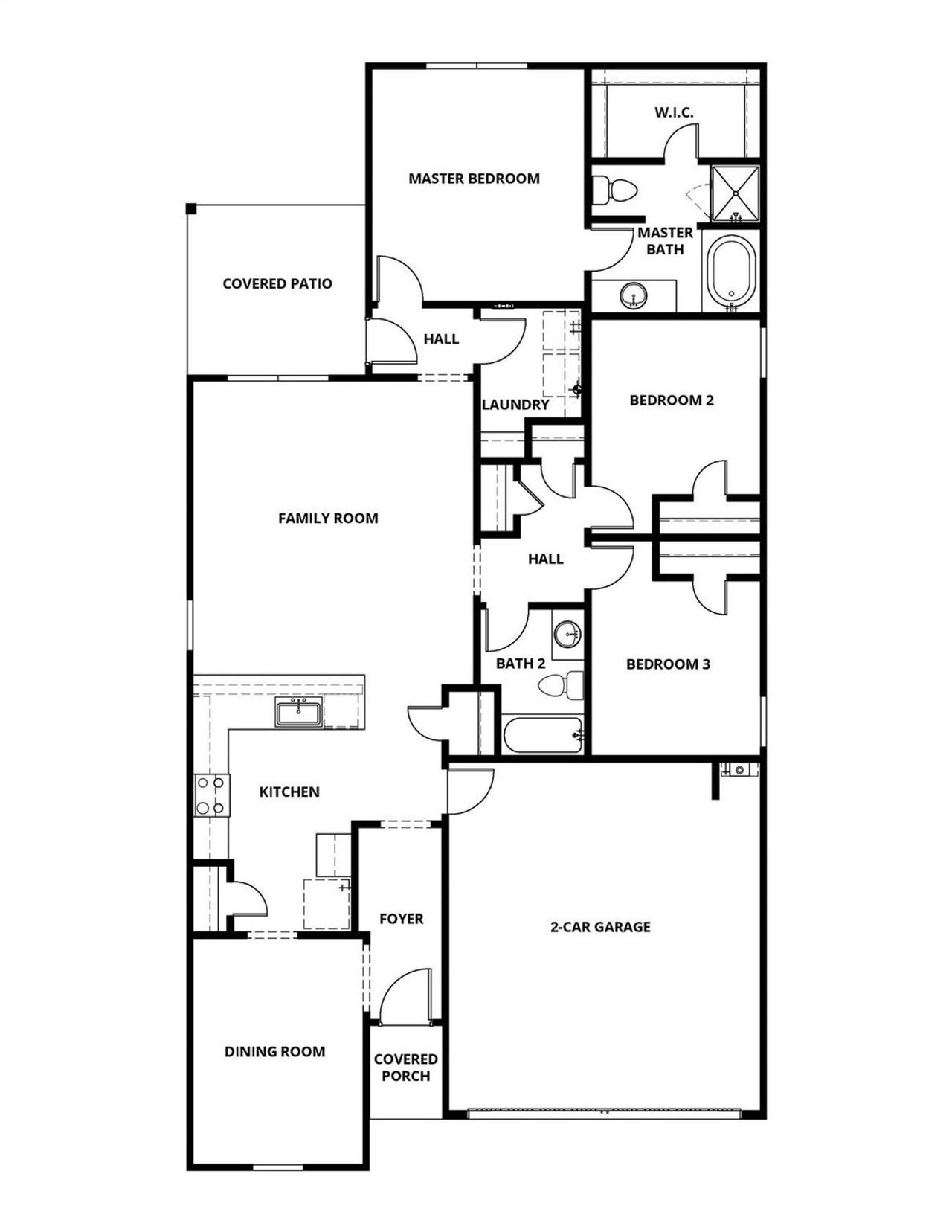 2D floor plan layout of this home in , Rosenberg, TX (Image 2). 2D floor plan layout of this home in , Rosenberg, TX (Image 2).