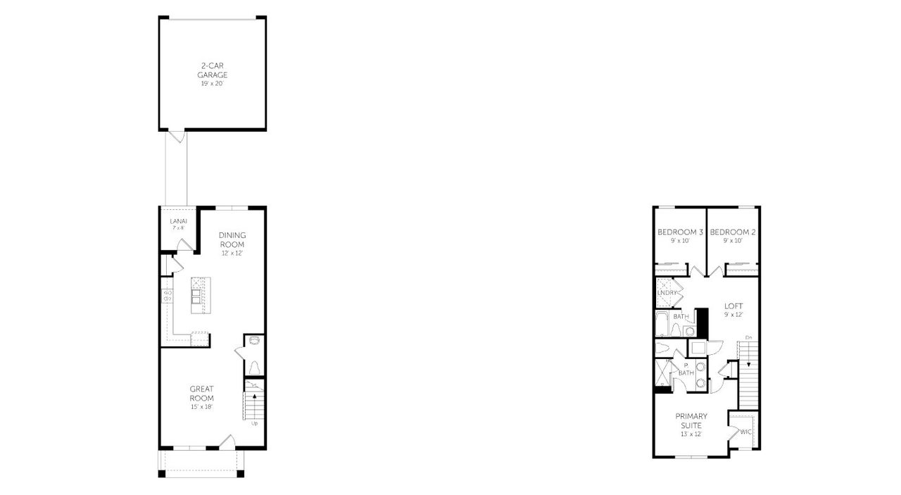 2D floor plan layout of this home in Serenade at Ovation, Winter Garden, FL (Image 2). 2D floor plan layout of this home in Serenade at Ovation, Winter Garden, FL (Image 2).
