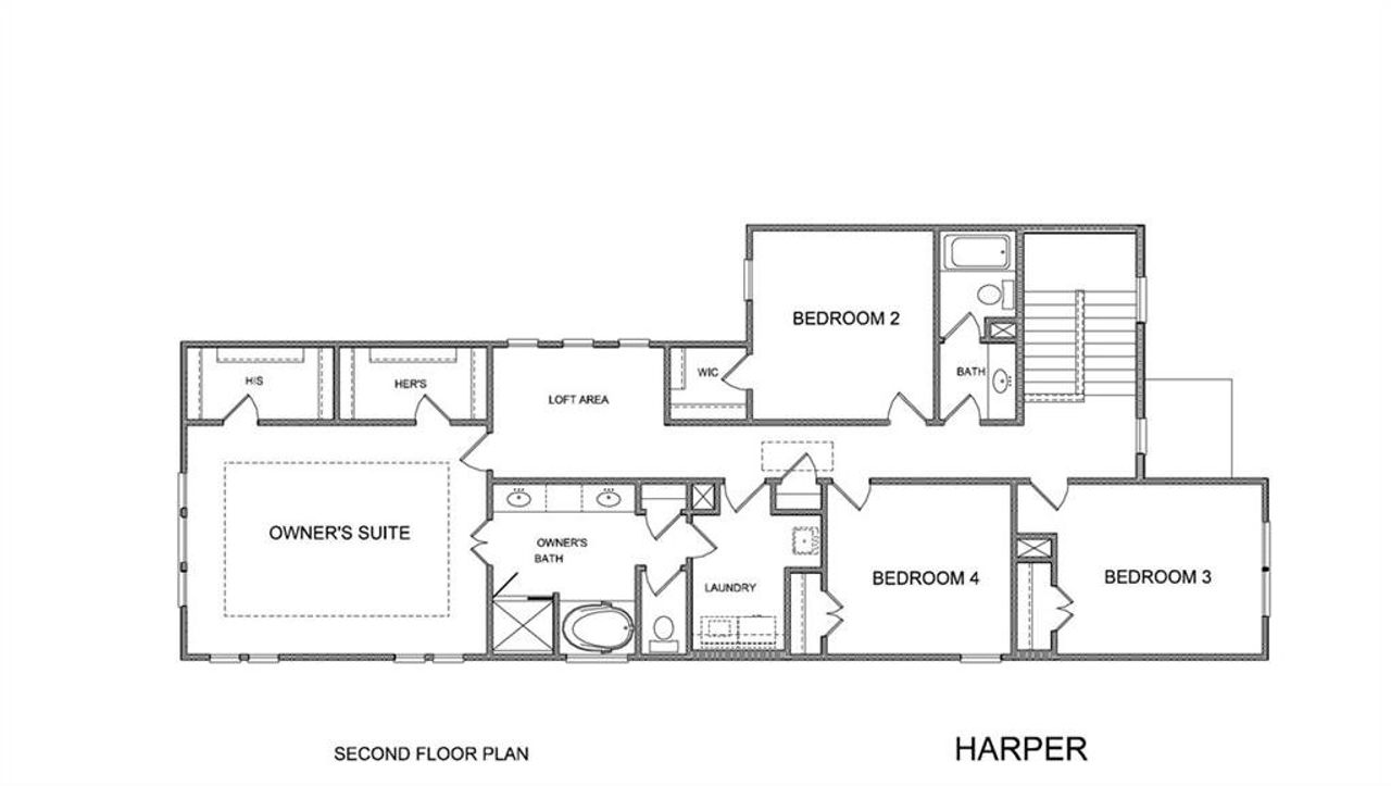 2D floor plan layout of this home in , Buford, GA (Image 2).