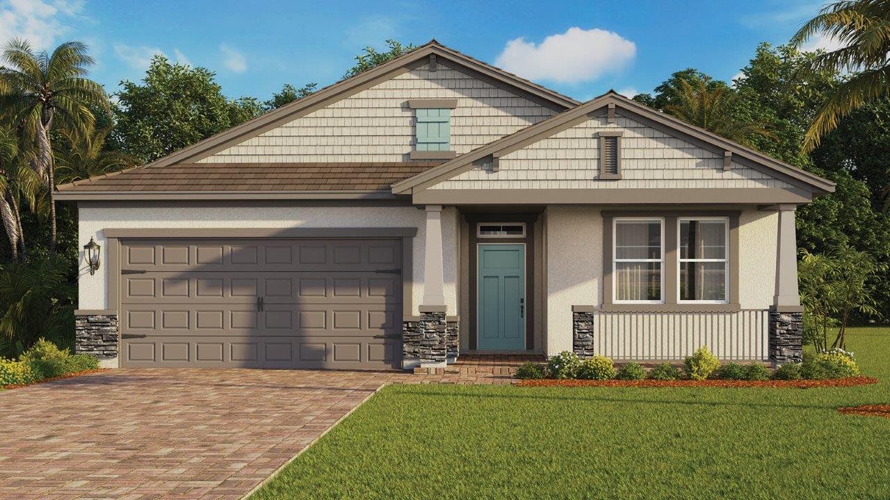 Representative exterior photo of a completed home built from the Robinson II by D.R. Horton in Lakes of Mount Dora, Mount Dora, FL (Image 2). Representative exterior photo of a completed home built from the Robinson II by D.R. Horton in Lakes of Mount Dora, Mount Dora, FL (Image 2).