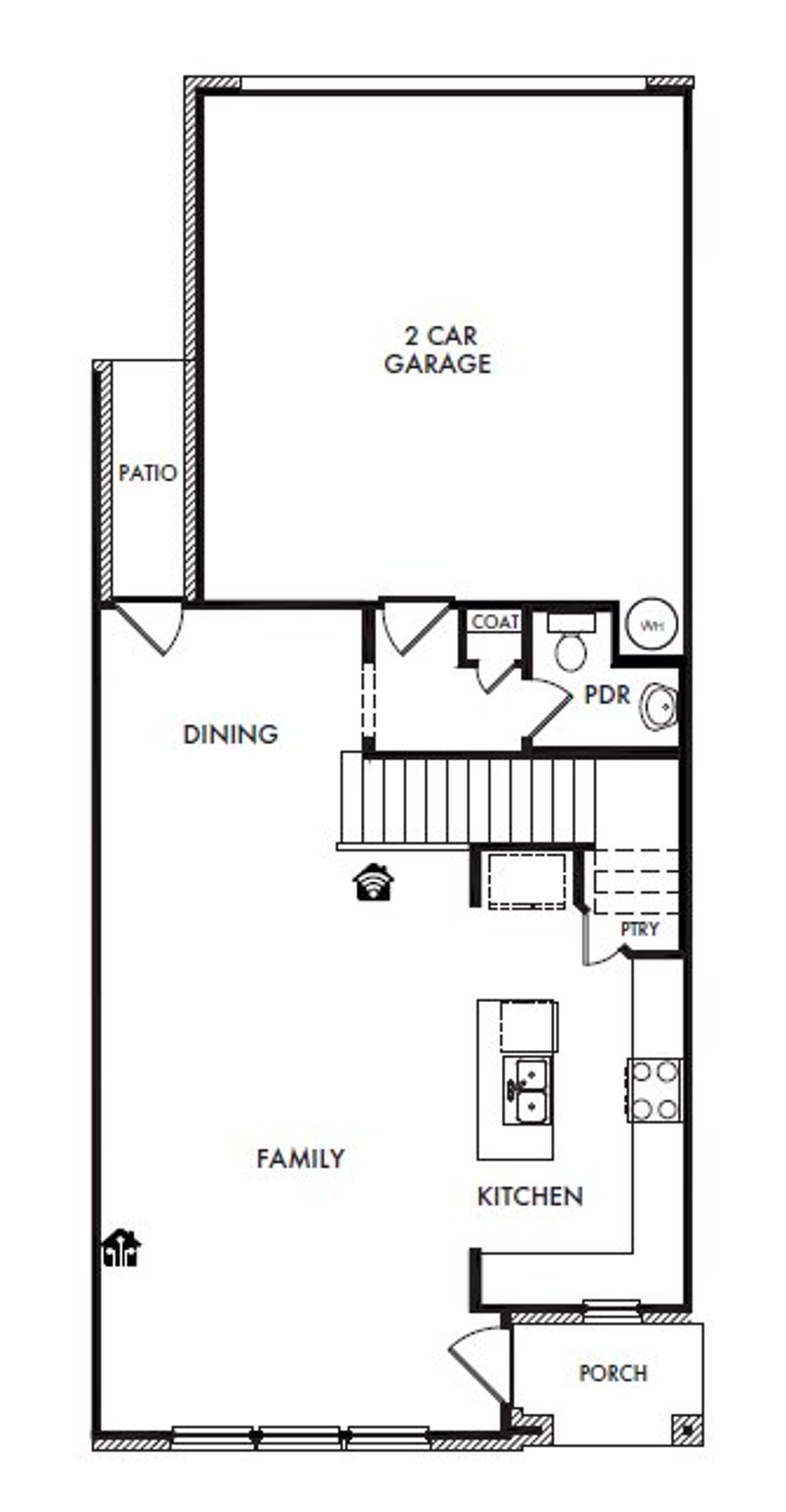 2D floor plan layout for the Livingston by Impression Homes in Sanger Circle, Sanger, TX (Image 2). 2D floor plan layout for the Livingston by Impression Homes in Sanger Circle, Sanger, TX (Image 2).