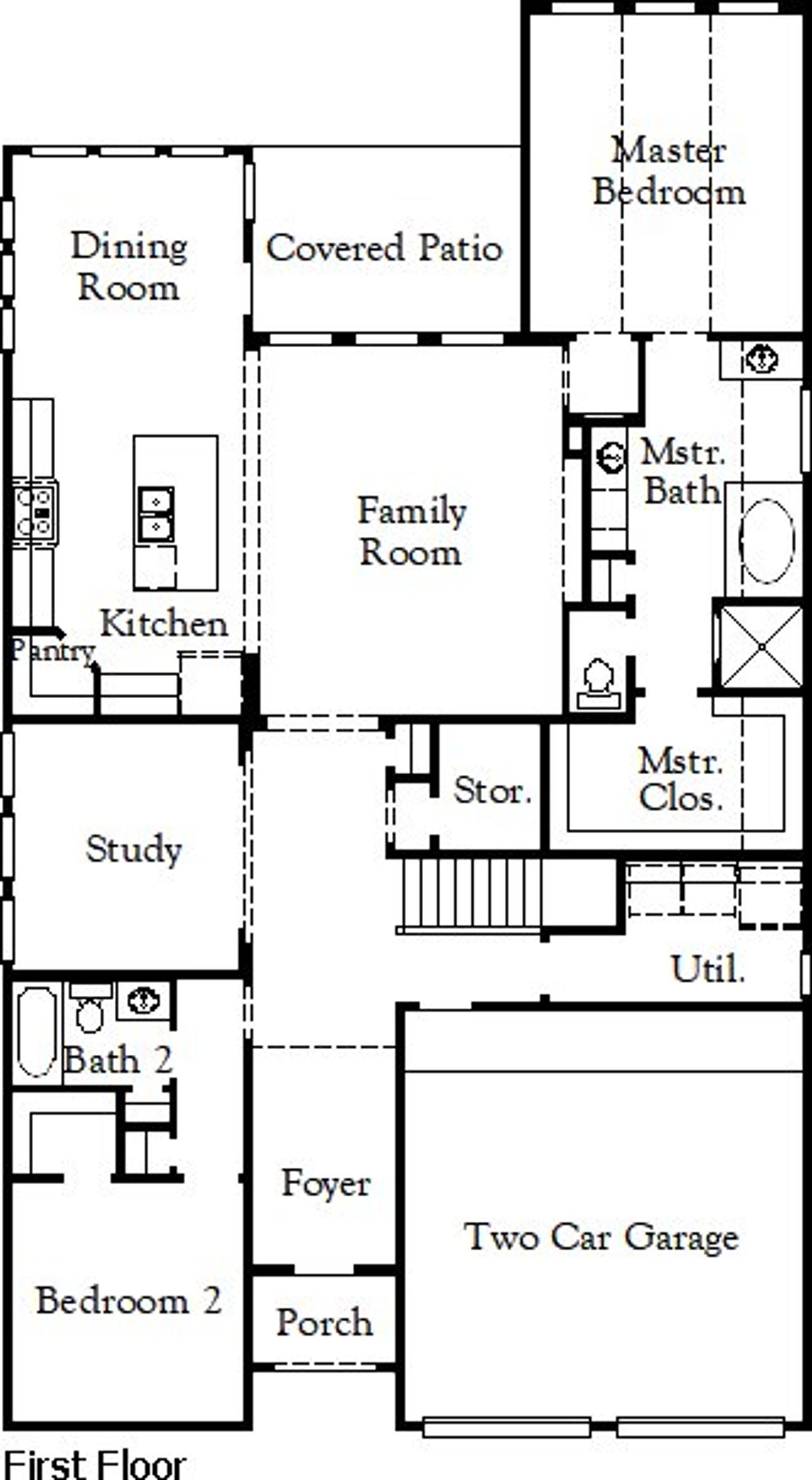 2D floor plan layout of this home in Pecan Square, Northlake, TX (Image 2). 2D floor plan layout of this home in Pecan Square, Northlake, TX (Image 2).
