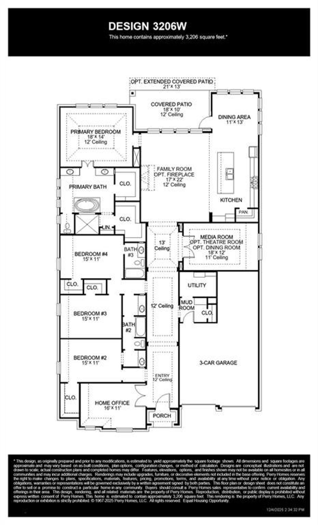 2D floor plan layout of this home in Sweetgrass, Haslet, TX (Image 2). 2D floor plan layout of this home in Sweetgrass, Haslet, TX (Image 2).