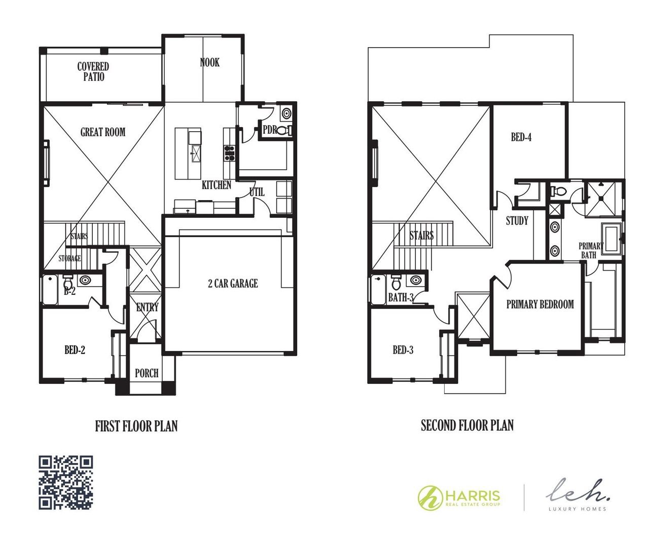 2D floor plan layout of this home in Emerald Estates, El Paso, TX (Image 2).