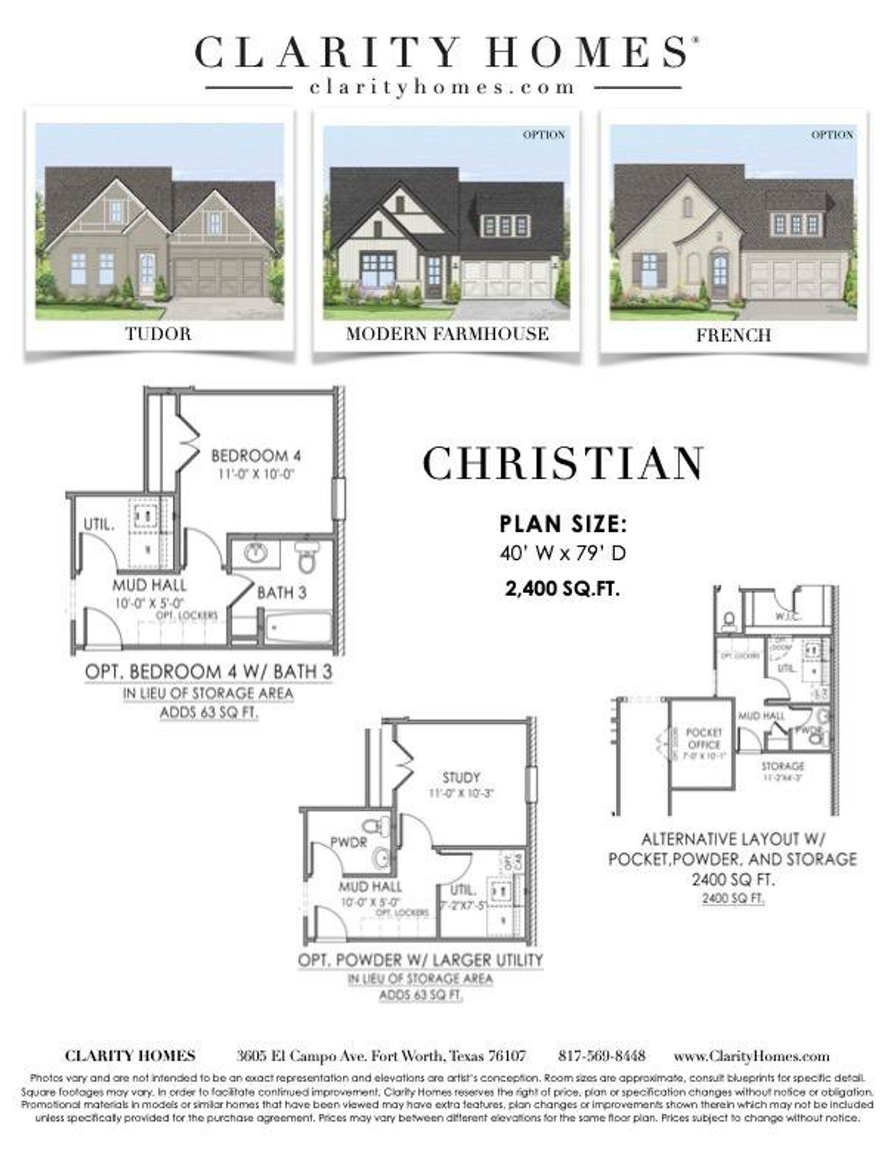 Image 2 representing the Christian by Clarity Homes in The Bluffs At Parks Of Aledo, Aledo, TX. Image 2 representing the Christian by Clarity Homes in The Bluffs At Parks Of Aledo, Aledo, TX.