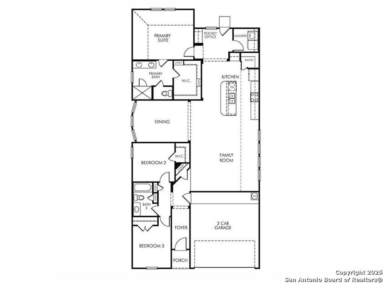 2D floor plan layout of this home in Catalina, Converse, TX (Image 2). 2D floor plan layout of this home in Catalina, Converse, TX (Image 2).
