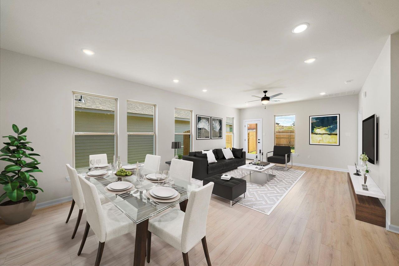 Furnished interior view inside a new home in Mostyn Springs, Magnolia (Image 2).
