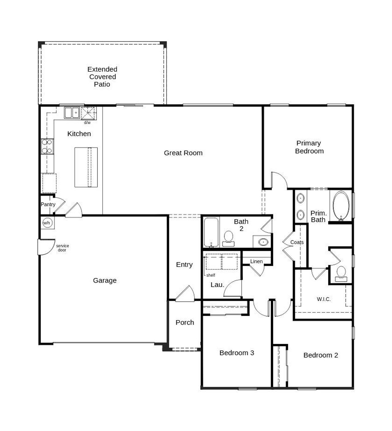 2D floor plan layout of this home in Entrada del Oro Classics, Gold Canyon, AZ (Image 2). 2D floor plan layout of this home in Entrada del Oro Classics, Gold Canyon, AZ (Image 2).
