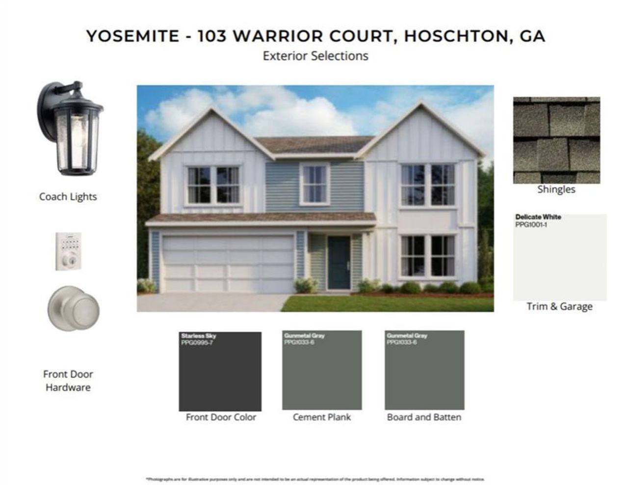 Sample of building materials used in homes in Twin Lakes, Hoschton (Image 2). Sample of building materials used in homes in Twin Lakes, Hoschton (Image 2).
