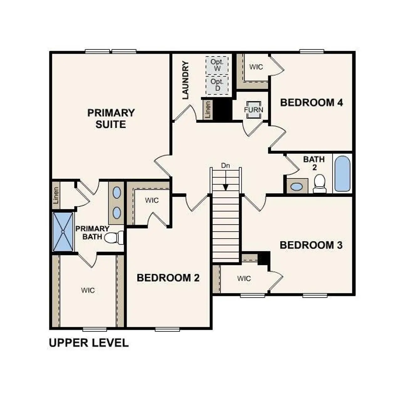 2D floor plan layout of this home in Green Needles, Lexington, NC (Image 2).