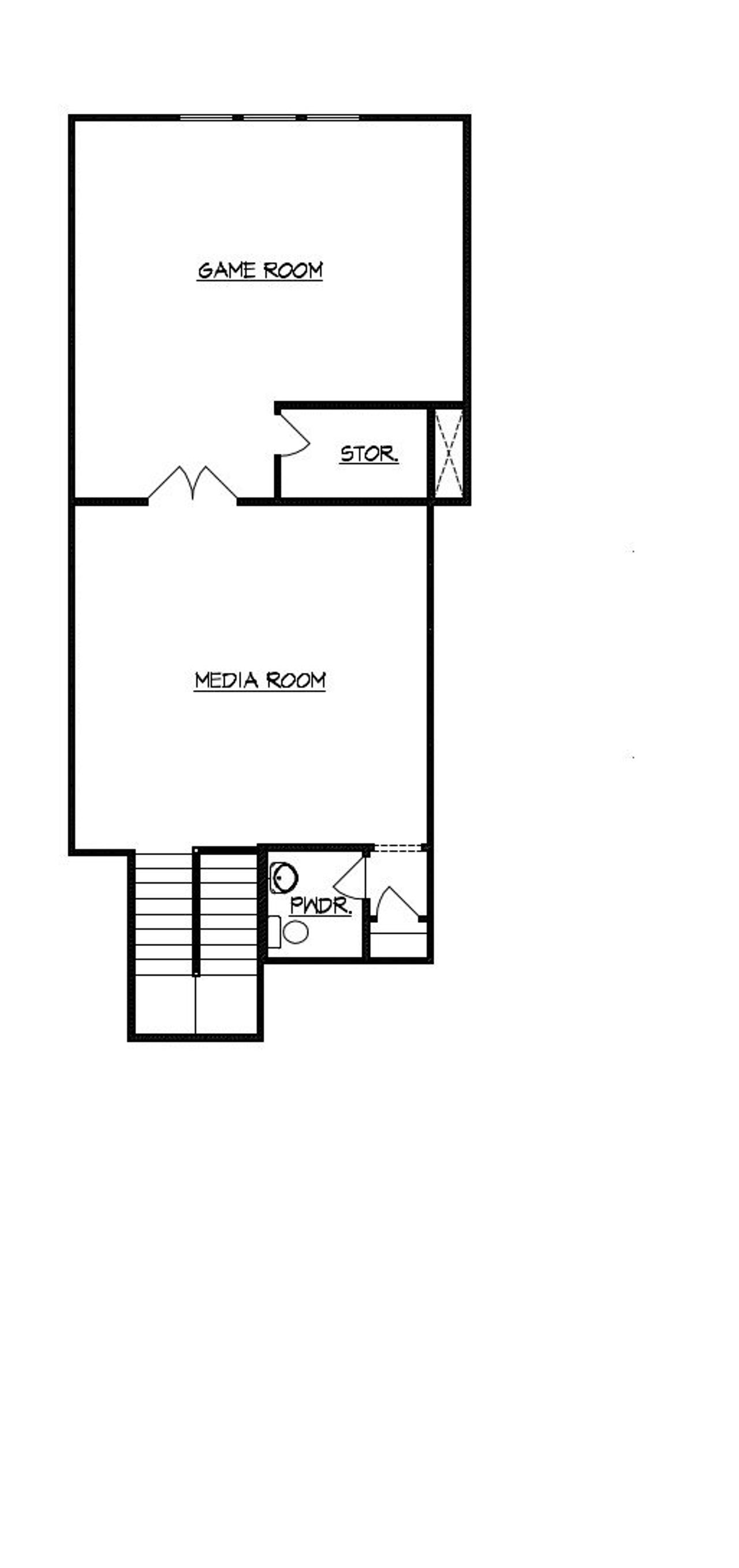 2D floor plan layout of this home in Ventana, Bulverde, TX (Image 2).