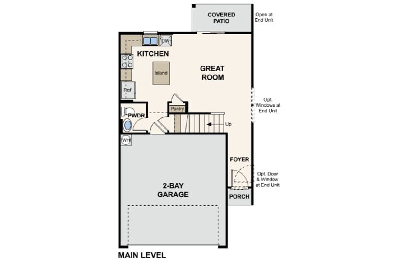 2D floor plan layout for the Violet by Century Complete in Goldfield Estates, Apache Junction, AZ (Image 2).