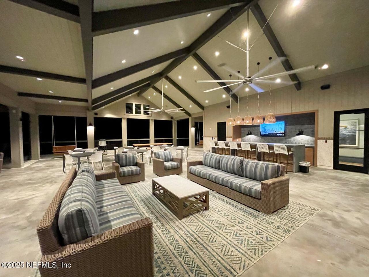 Furnished interior view inside a new home in Tributary 50', Yulee (Image 2).